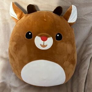 13" Squishmallows Plush Rudolph The Red Nosed Reindeer